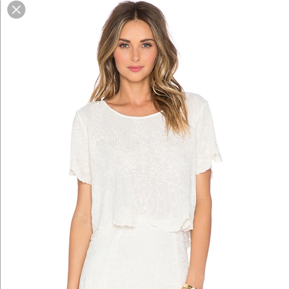 ISO this Cleobella farah crop in ivory